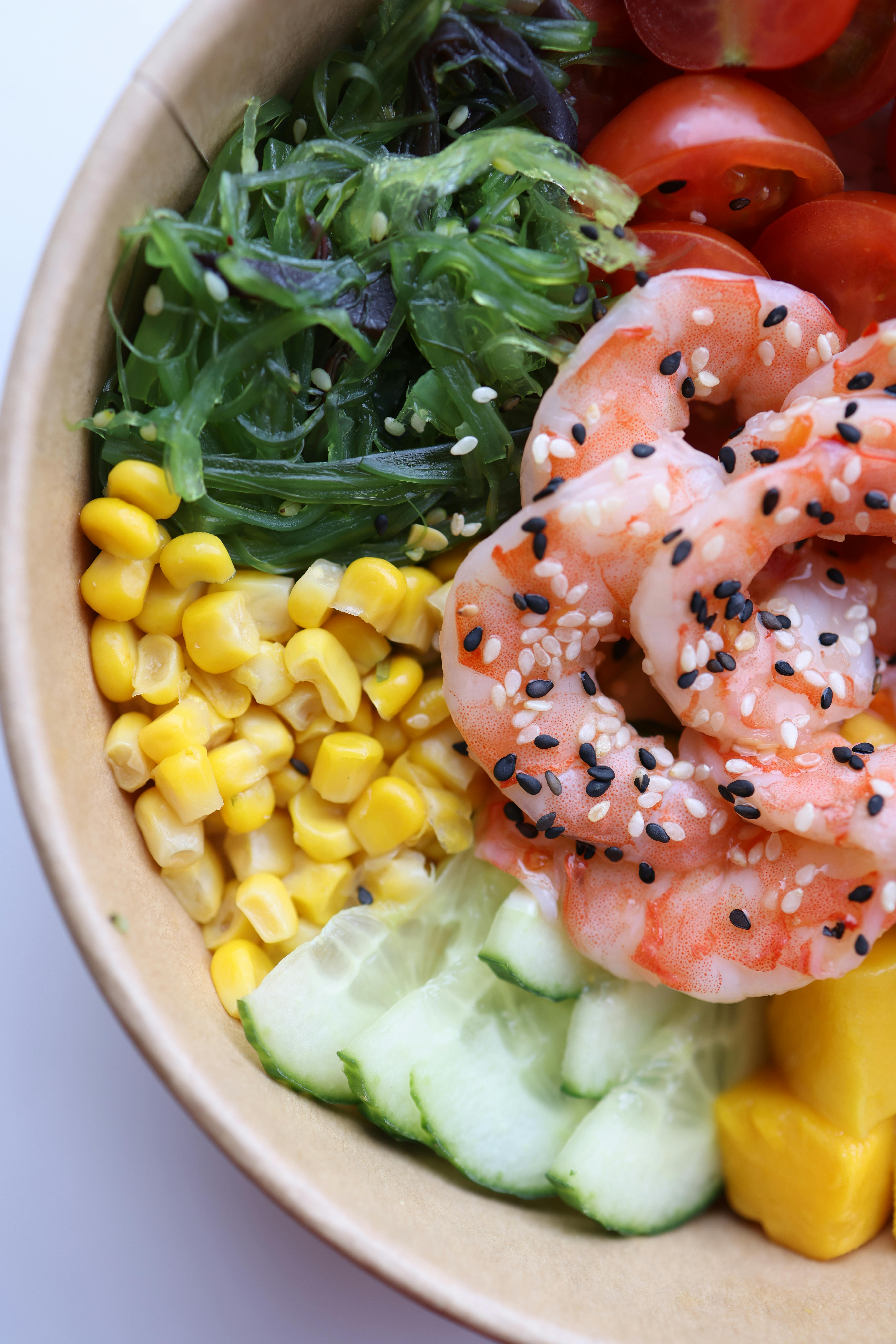 Shrimp and veggies